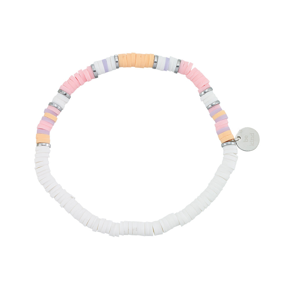 The "Betty" Clay Chip Stretch Bracelet