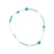 Seed Bead & Fresh Water Pearl Eye of Protection Bracelet