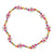 Handmade Seed Bead Daisy Stretch Bracelet