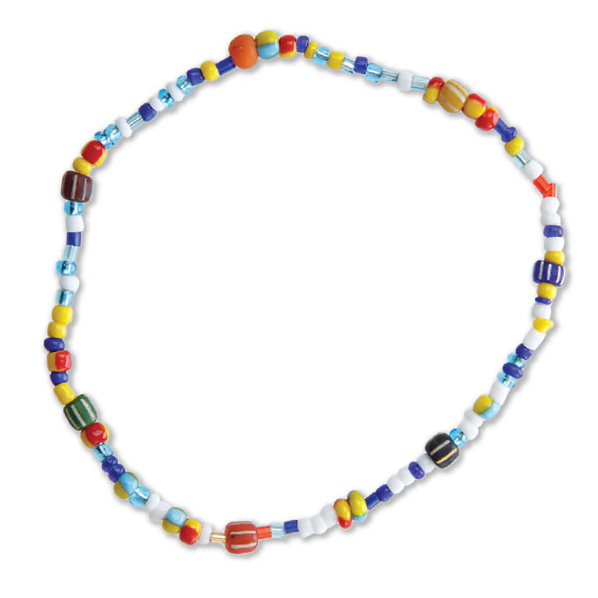 Multi Color Seed Bead &amp; Glass Bracelet - Viva life Jewellery