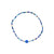 Tiny Seedbead Evil Eye Bracelet