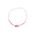 White Seedbead Colorful Enamel Eye of Protection Anklet