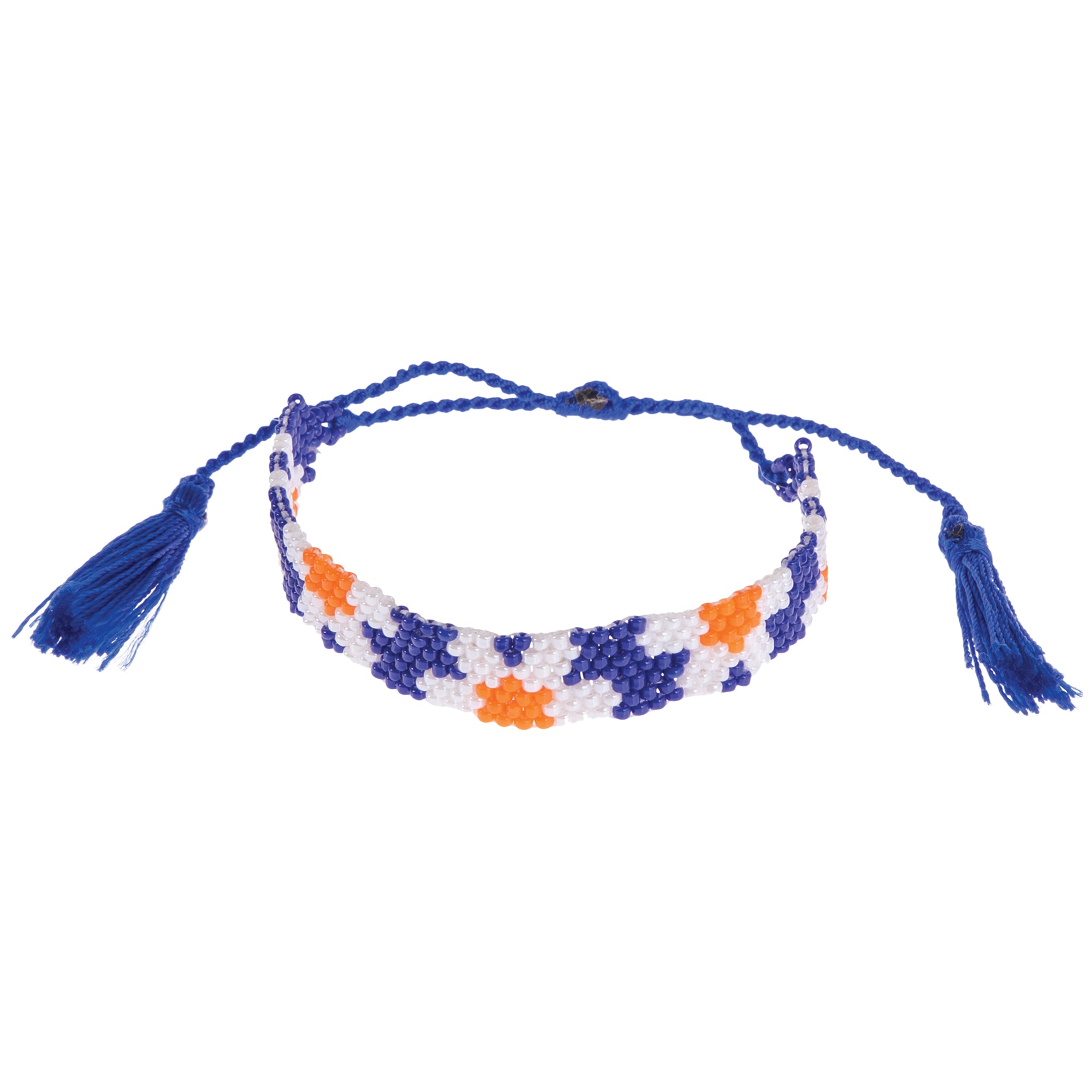 Colorful Big Daisy Seed Bead Handmade Bracelet