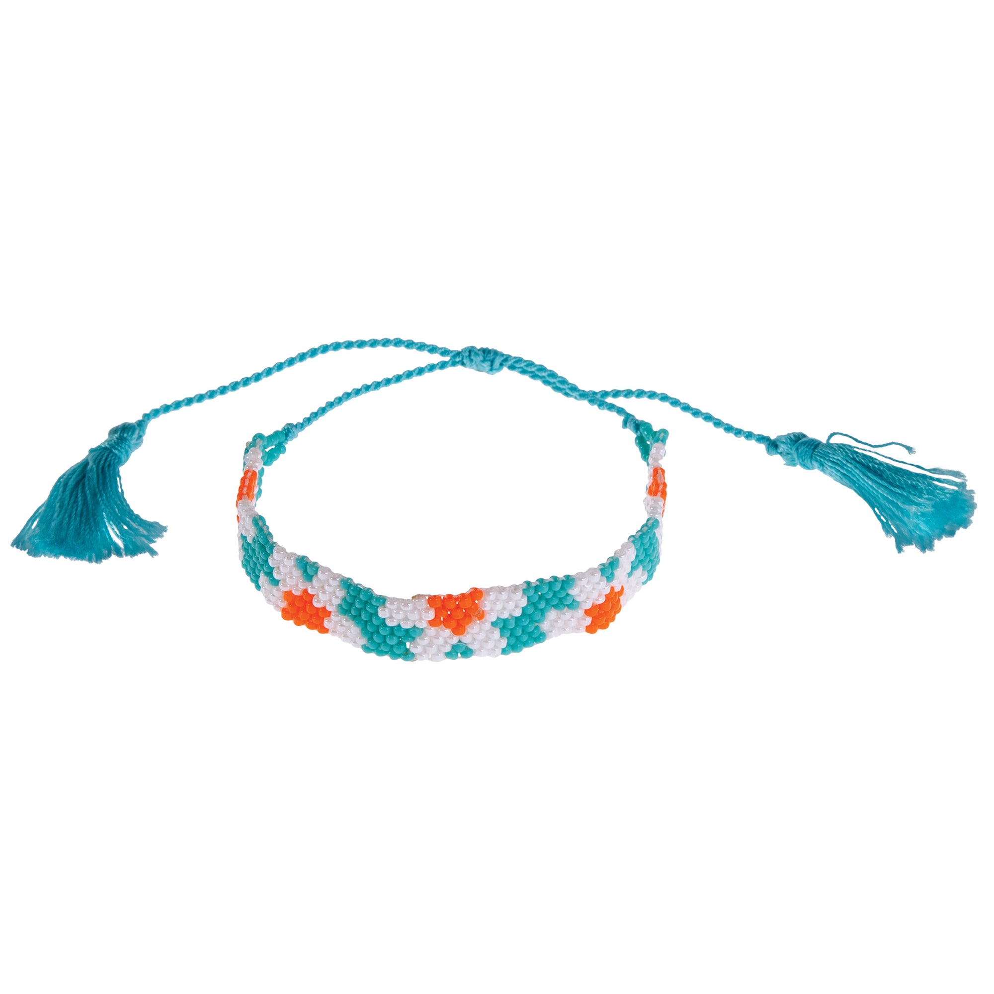 Colorful Big Daisy Seed Bead Handmade Bracelet