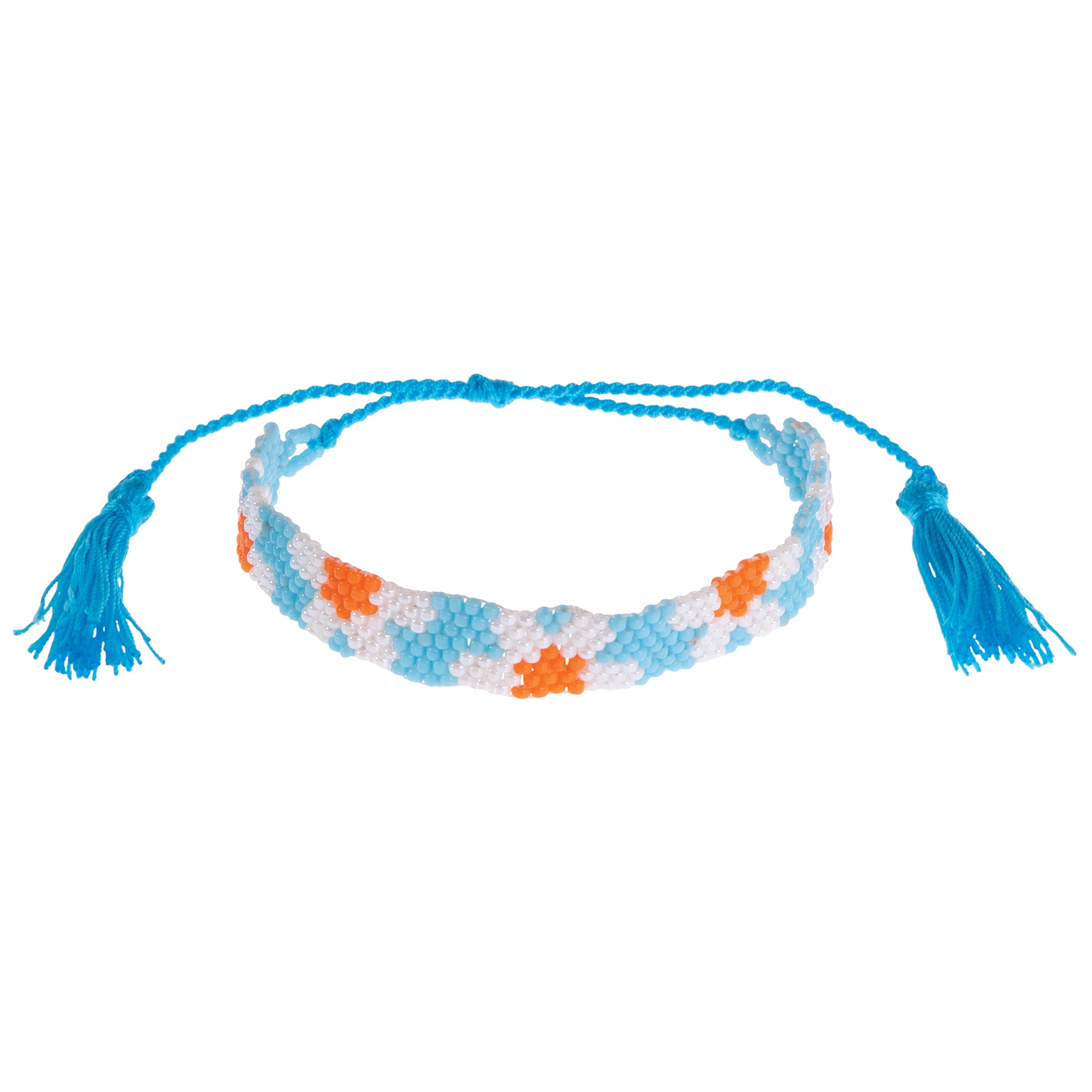 Colorful Big Daisy Seed Bead Handmade Bracelet