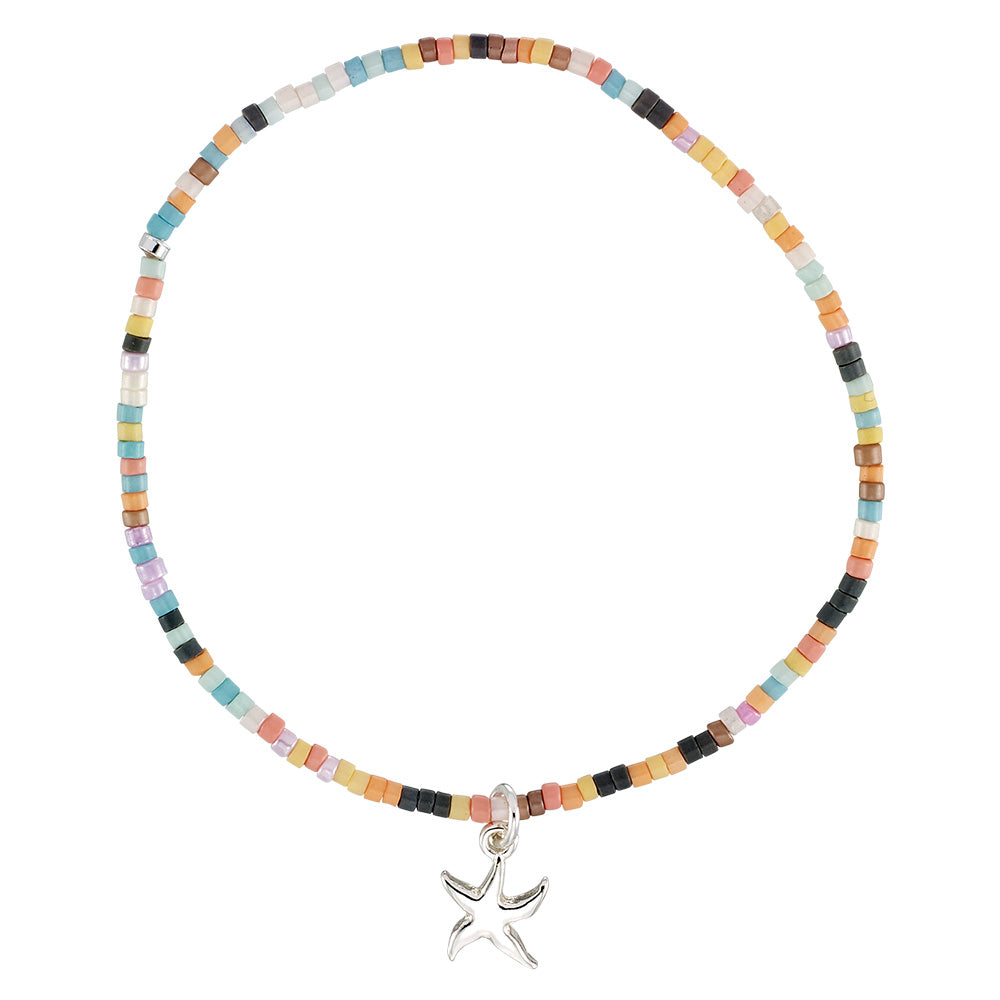 Tiny Pastel Seed Bead Necklace VivaLife Jewelry