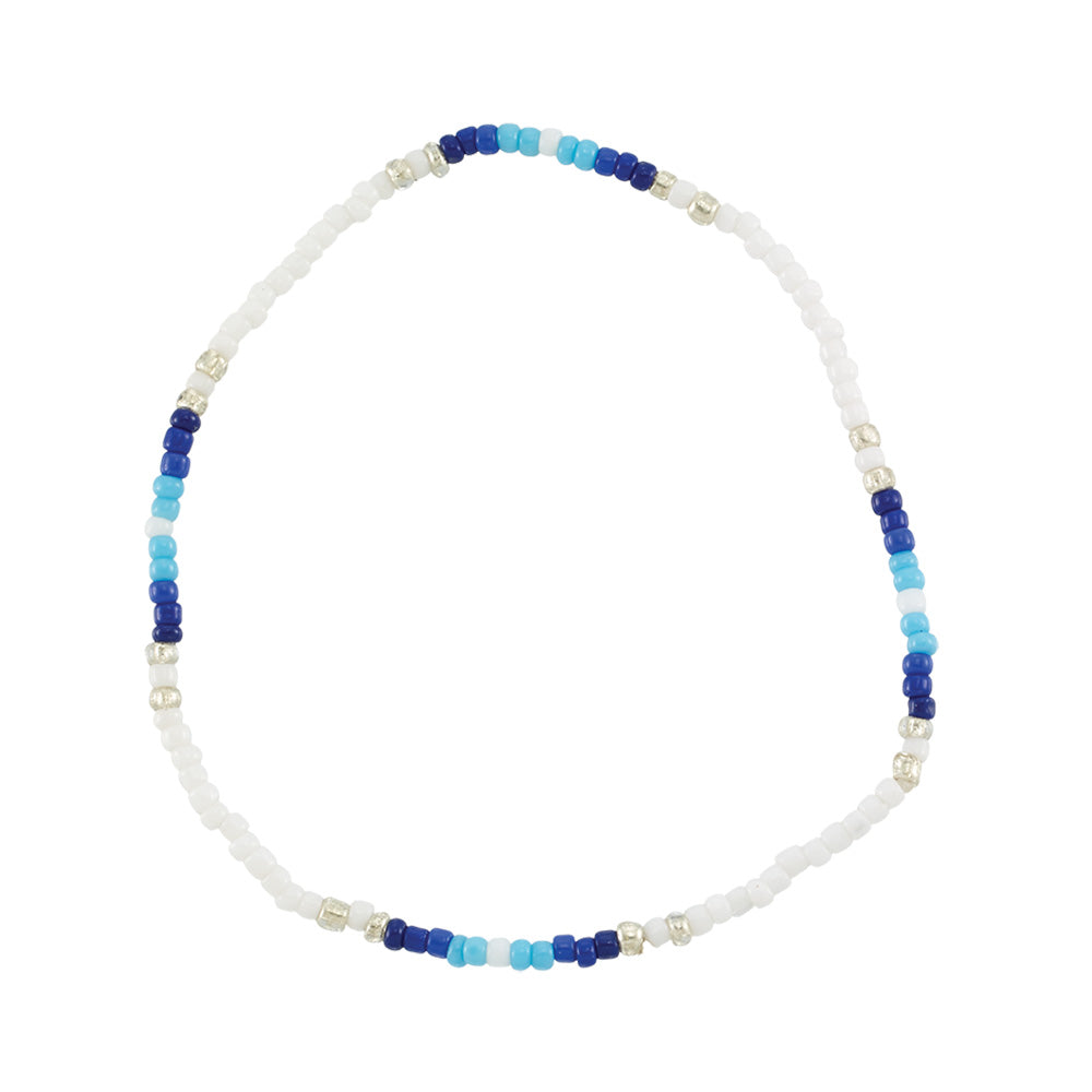 Ocean Blue Stretch Bracelet