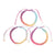 Handmade Pastel Rainbow Tie Dye Braided Bracelet