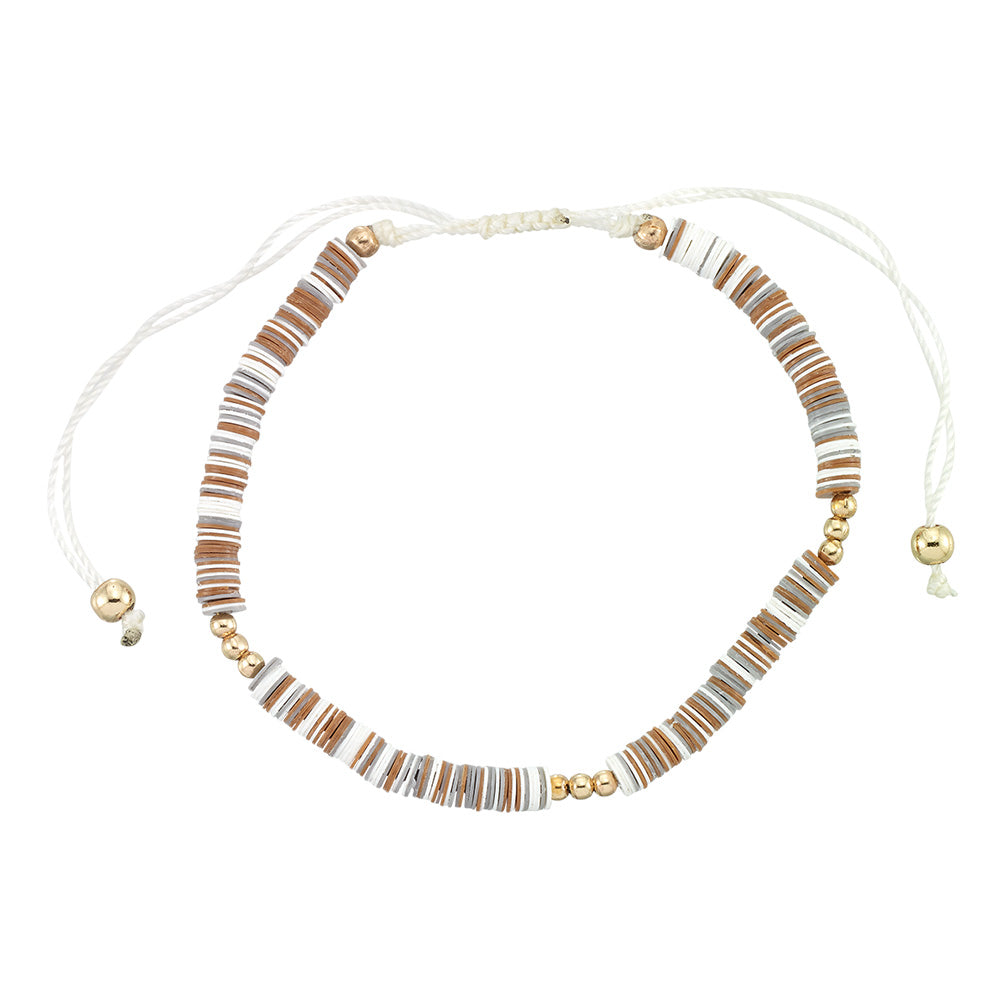 Multi-Colored Sequin Station Bracelet