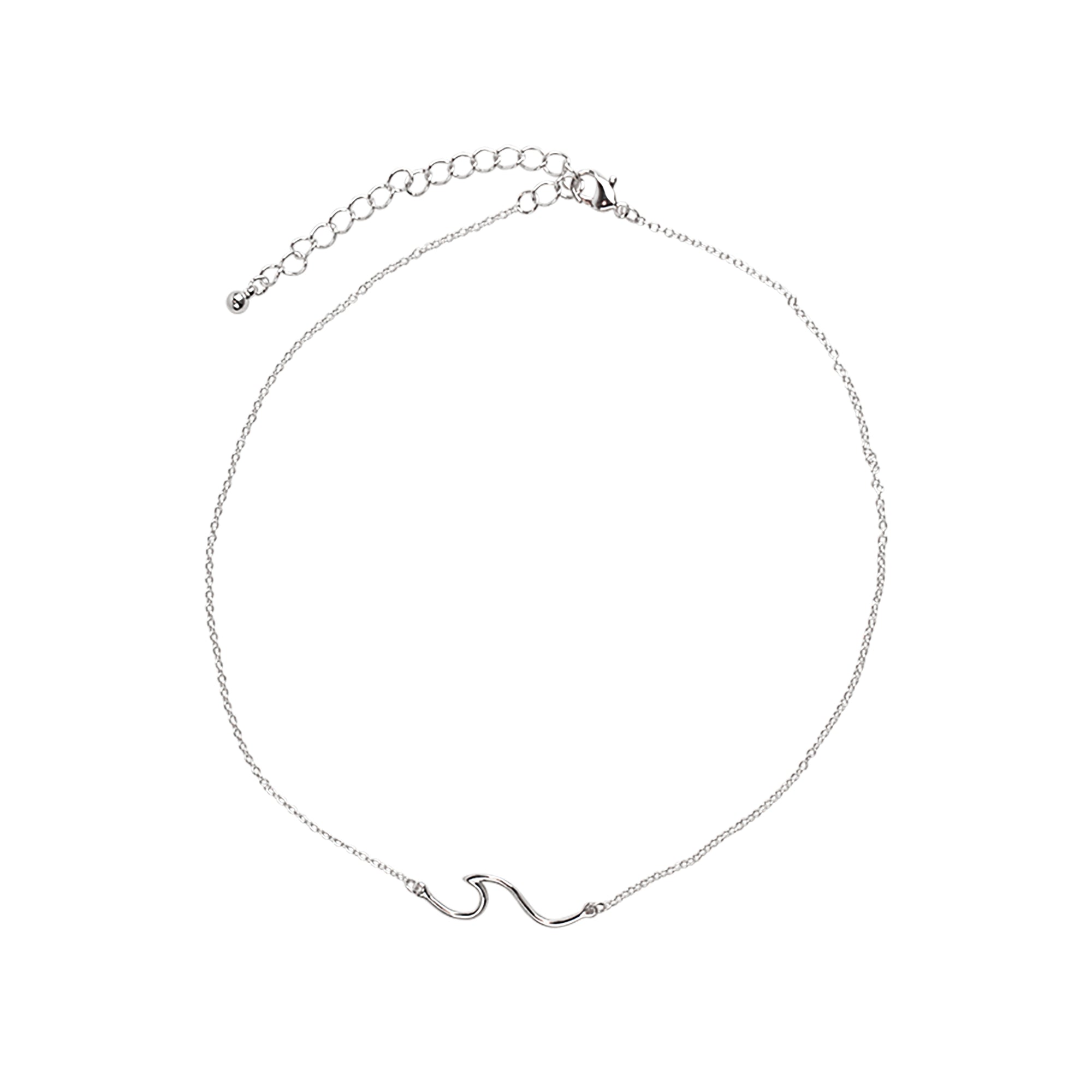 Single Wave Outline Necklace - Viva life Jewellery