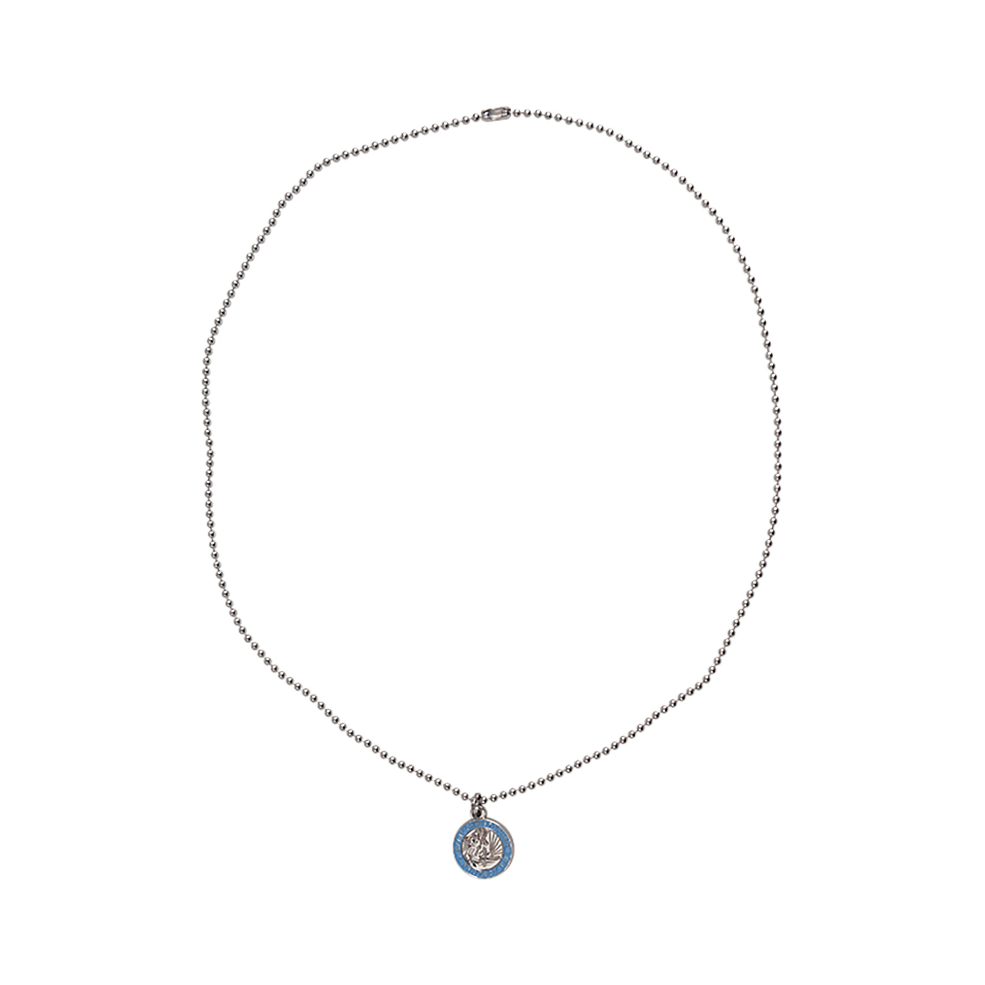 Saint Christopher Enamel Border Necklace - Viva life Jewellery