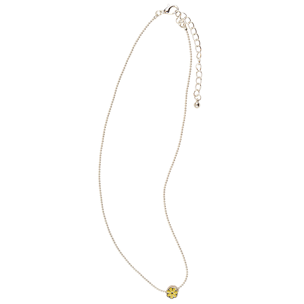 Enamel Daisy Ball Chain Necklace - Viva life Jewellery