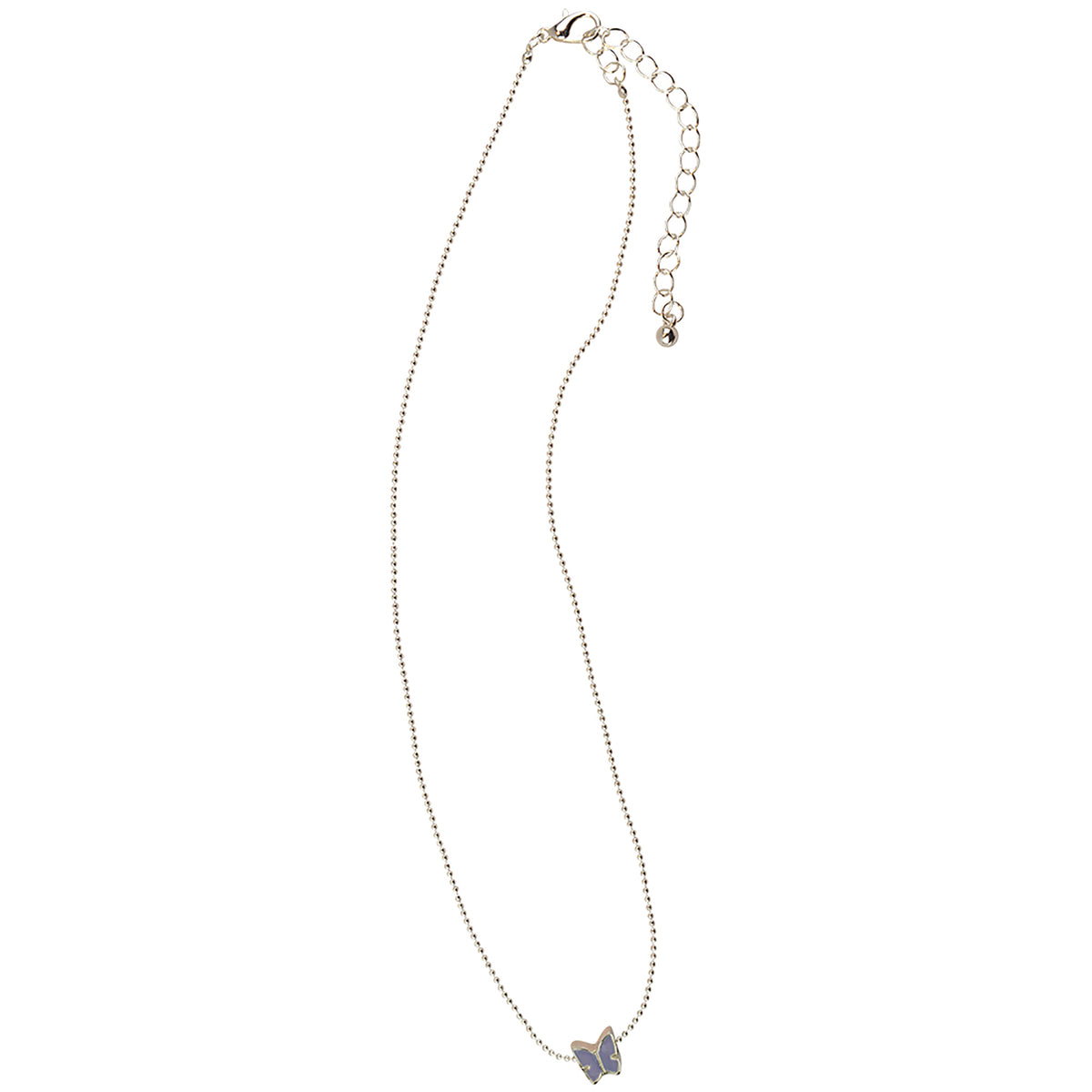 Enamel Butterfly Ball Chain Necklace - Viva life Jewellery