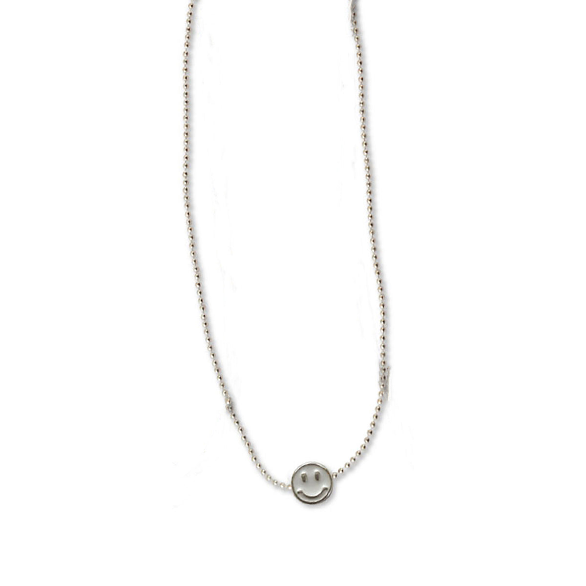 Enamel Smile Ball Chain Necklace - Viva life Jewellery