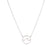 Circle Wave Chain Necklace