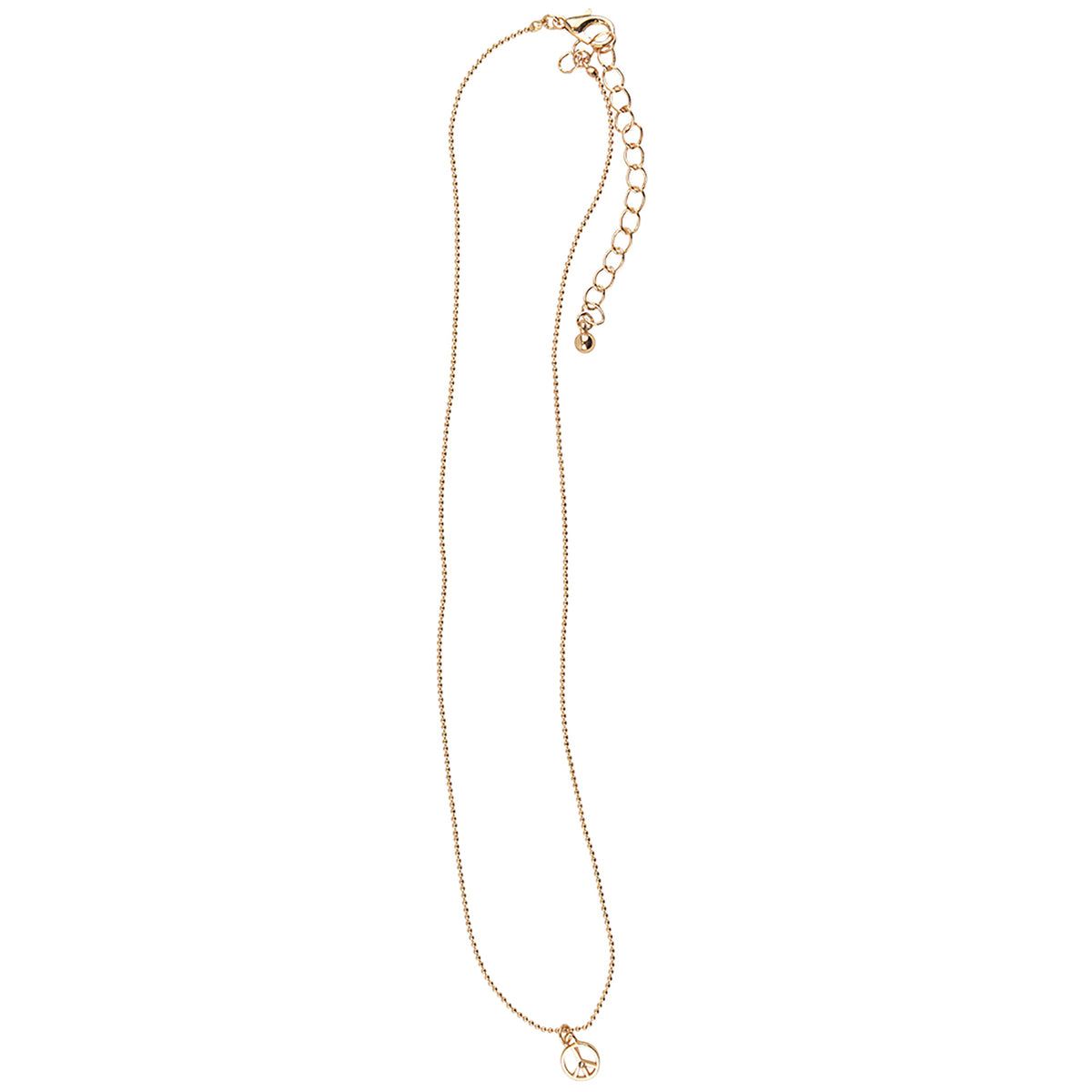 Mini Crystal Peace Sign Necklace - Viva life Jewellery