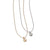 Mini Crystal Peace Sign Necklace - Viva life Jewellery