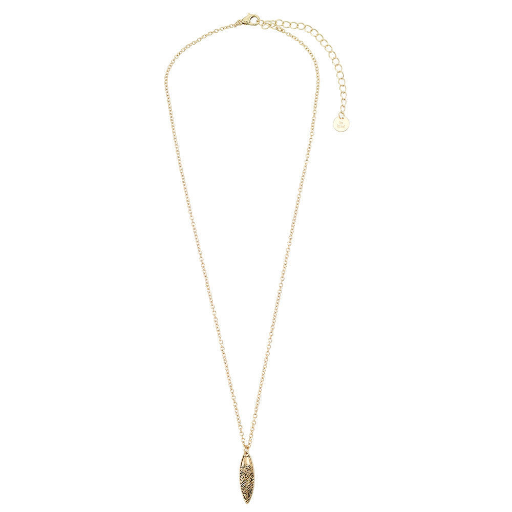 Tribal Surfboard Necklace