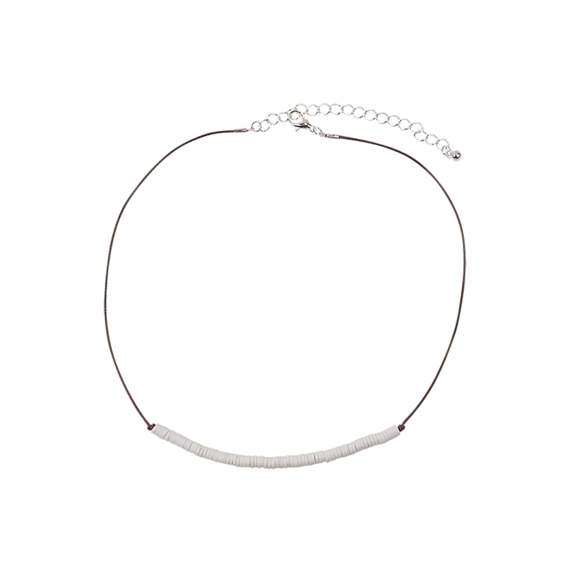 White Fimo Necklace - Viva life Jewellery