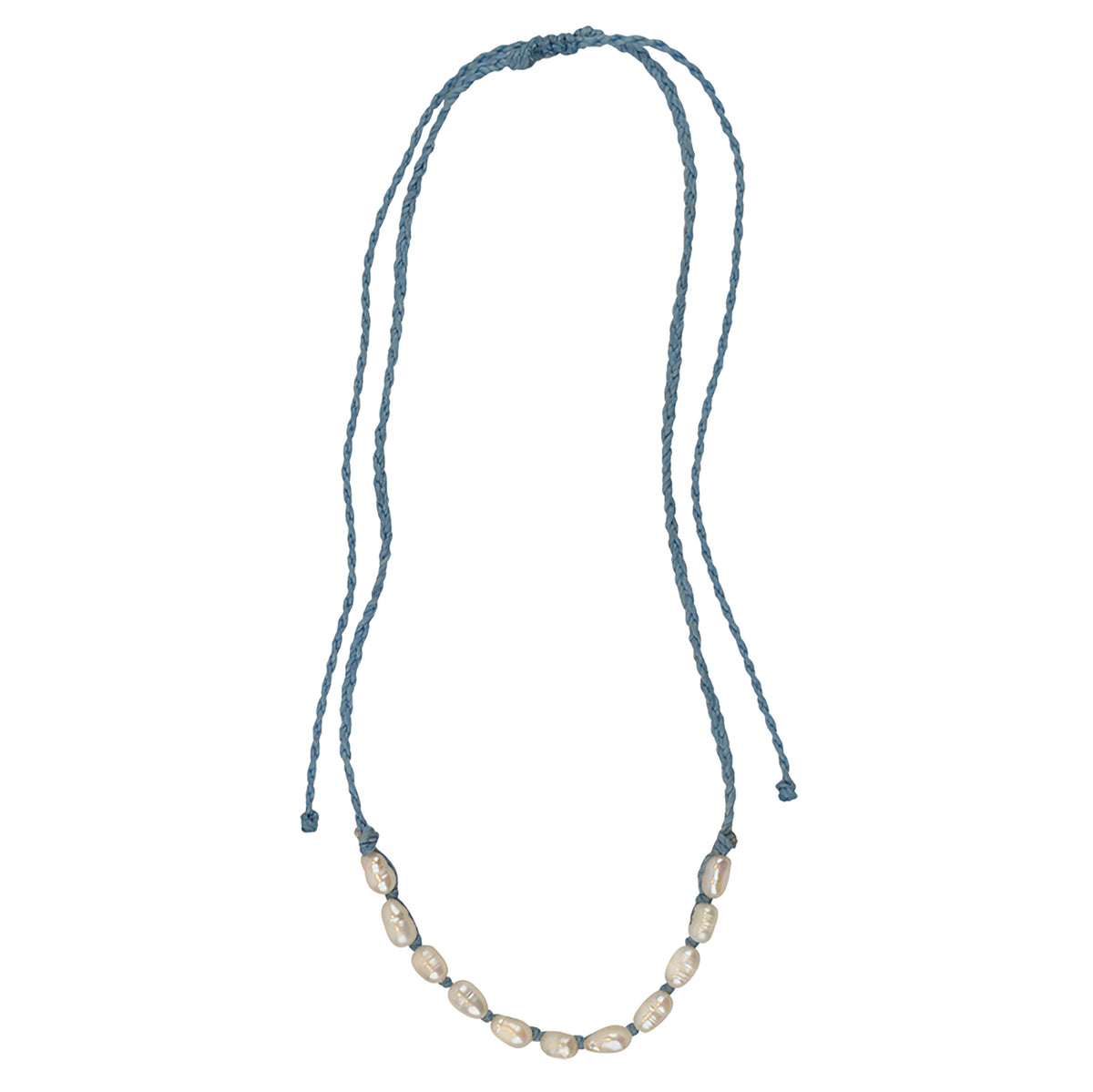 Wax Cord Rice Pearl Necklace - Viva life Jewellery