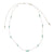 Seed Bead & Faceted Bead Wax Cord Necklace - Viva life Jewellery