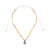 Seed Bead Saint Christopher Charm Necklace