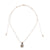 Seed Bead Saint Christopher Charm Necklace