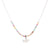 Tiny Pastel Seedbead Animal Charm Necklace