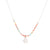 Tiny Pastel Seedbead Animal Charm Necklace