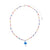 Colorful Seed Bead Pearl Glass Mushroom Necklace