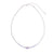White Seedbead Colorful Enamel Eye of Protection Necklace