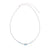 White Seedbead Colorful Enamel Eye of Protection Necklace