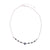 White Seedbead & Fimo Evil Eye Necklace