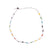 Colorful Handmade Seed Bead Daisy Necklace