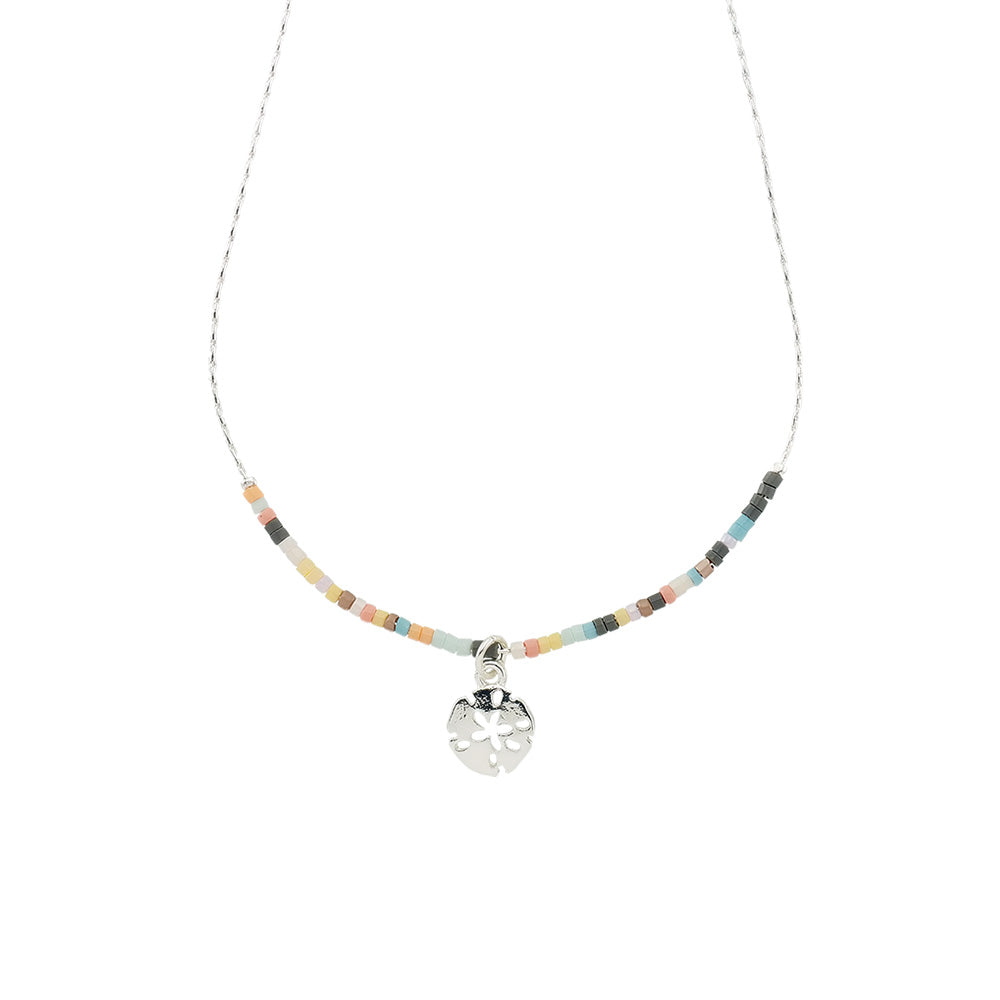 Tiny Pastel Seedbead Animal Charm Necklace