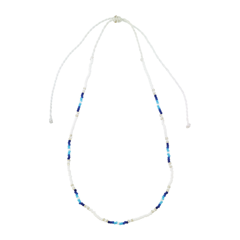 ネックレス・ペンダント Ocean Beads Necklace Ocean Blue Seed Bead Necklace - VivaLife Jewelry