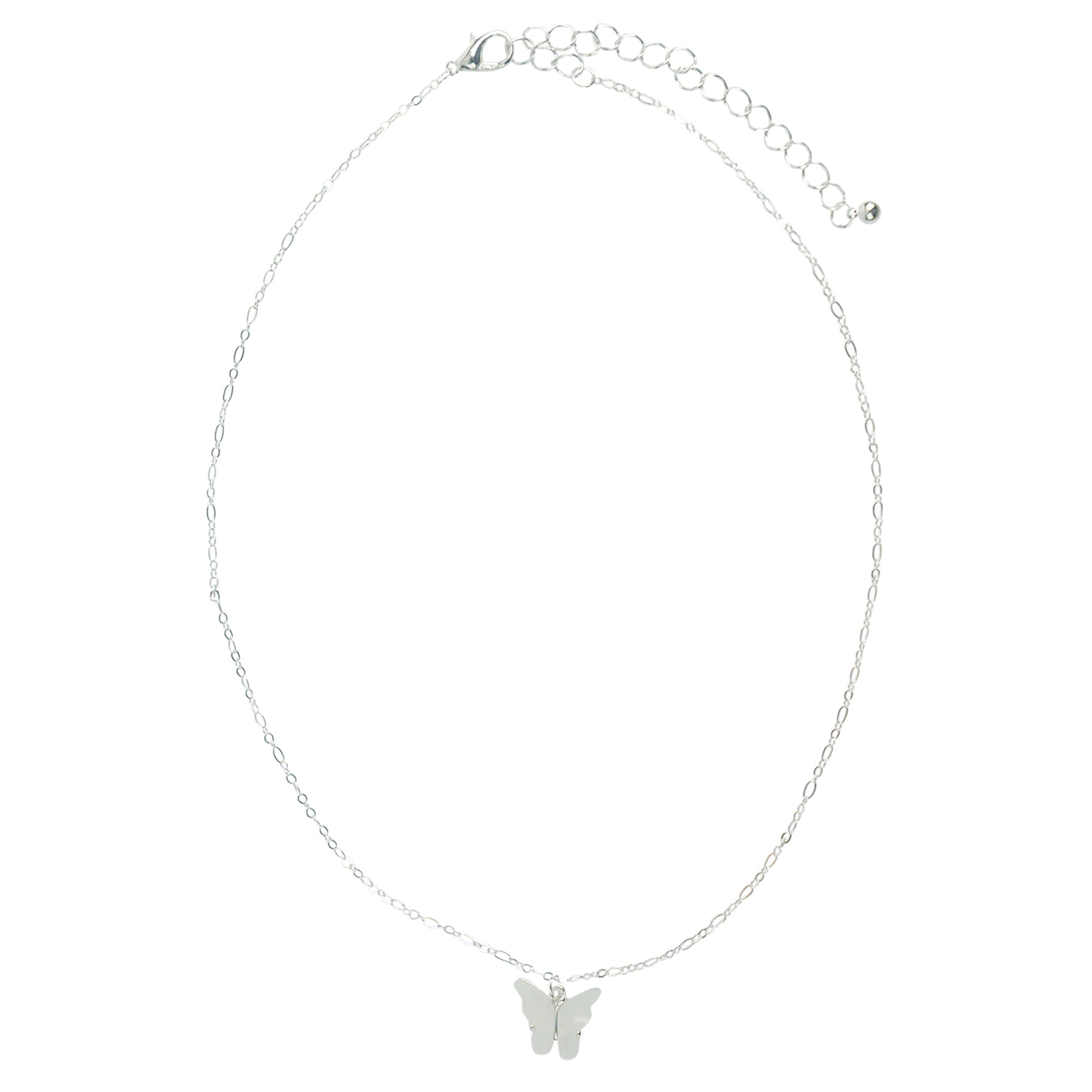 Colorful Acrylic Butterfly Necklace