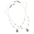 Colorful Eye of Protection Turtle Rhinestone Necklace