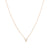 Gold Crystal Initial Pave Necklace