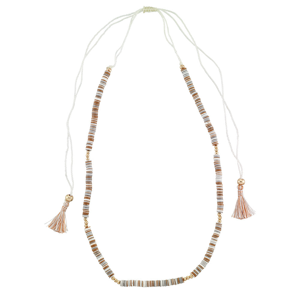 Multi-Colored Sequin Station Necklace