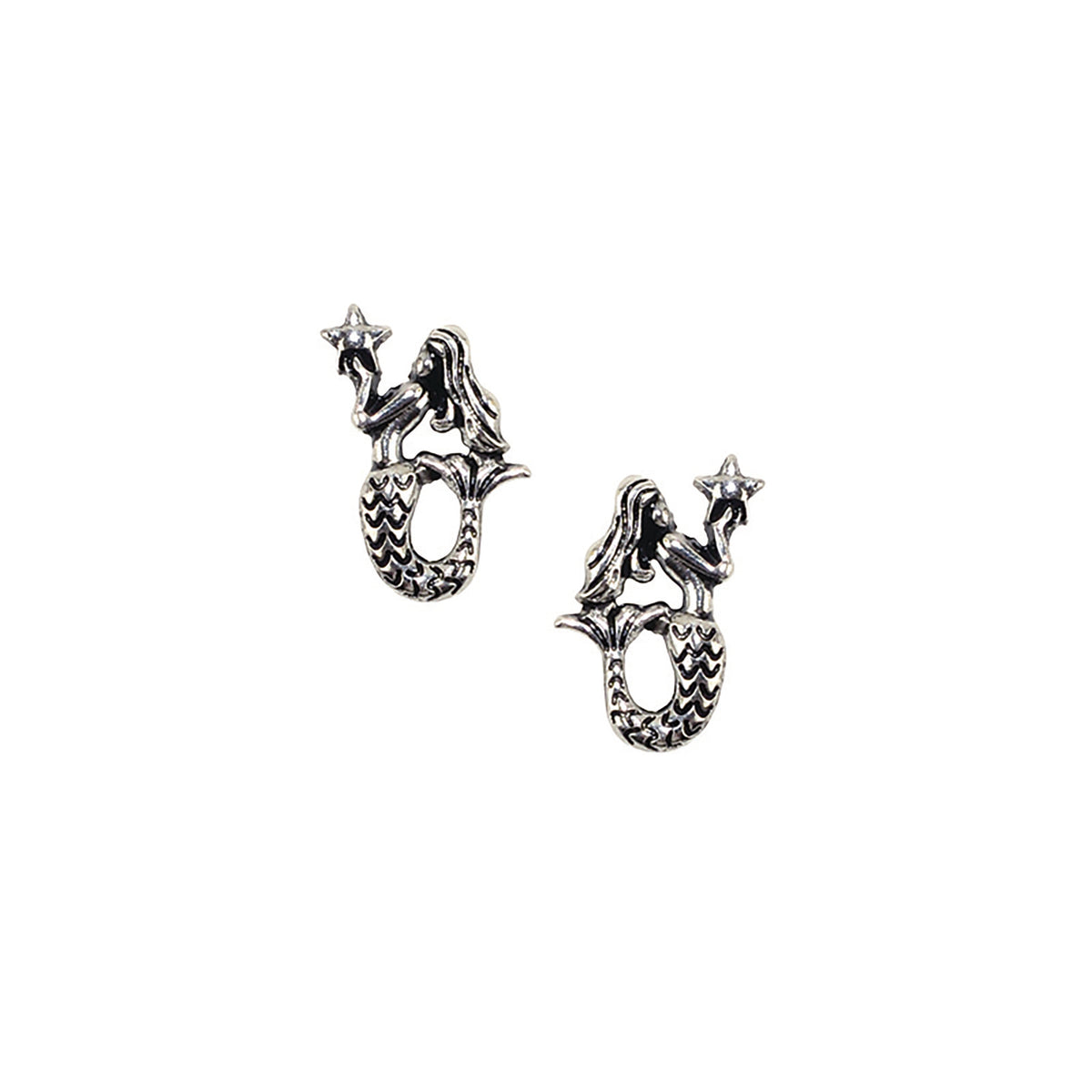 Mermaid Stud Earrings - Viva life Jewellery