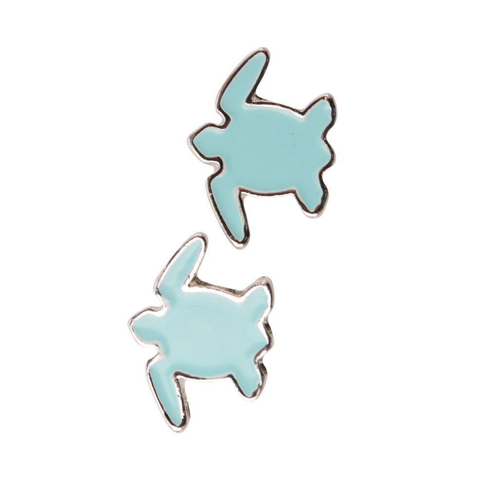 Colorful Enamel Animal Stud Earrings
