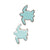 Colorful Enamel Animal Stud Earrings