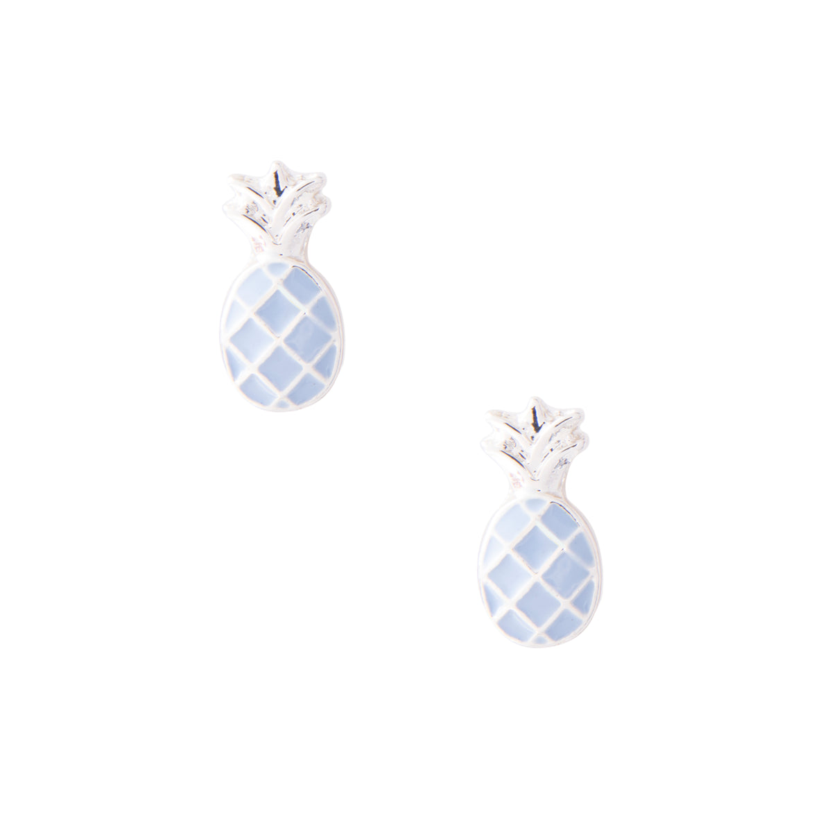 Colorful Enamel Pineapple Earring Studs