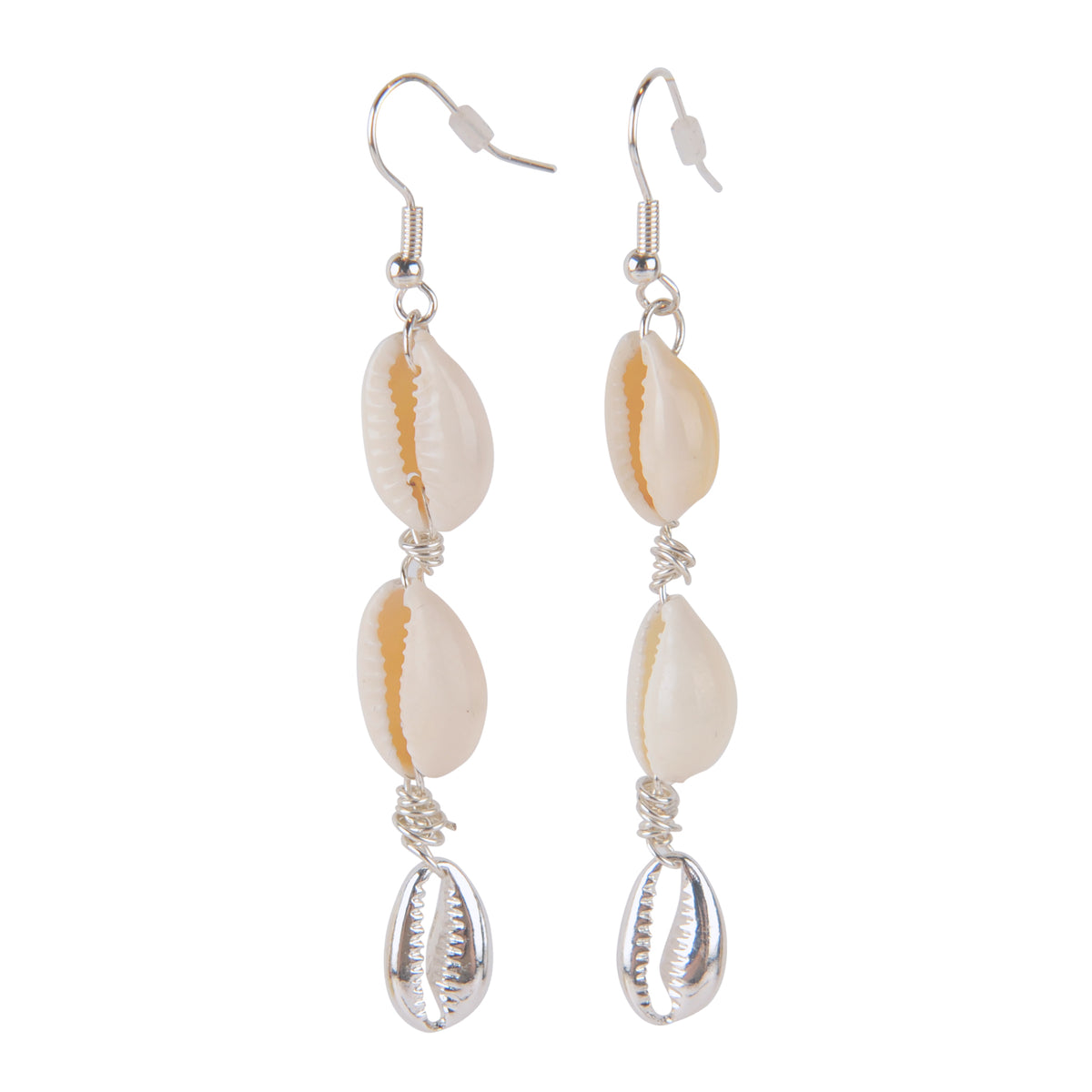 Dangle Cowrie Earrings - Viva life Jewellery