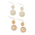 MOP Crystal Sun Drop Earrings - Viva life Jewellery