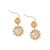MOP Crystal Sun Drop Earrings - Viva life Jewellery