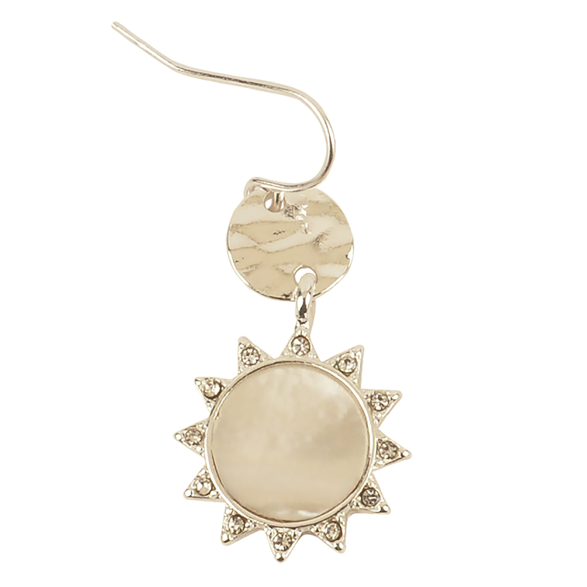 MOP Crystal Sun Drop Earrings - Viva life Jewellery
