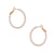 Fancy Pearl Hoop Earrings