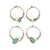 Stone Chip, Pearl & Seed Bead Hoop Earrings - Viva life Jewellery